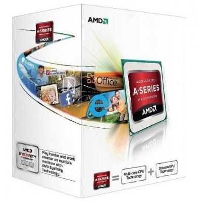CPU AMD FM2 A4 4000 (2Core  3.2Ghz  1Mb  Radeon HD7480D  65W)